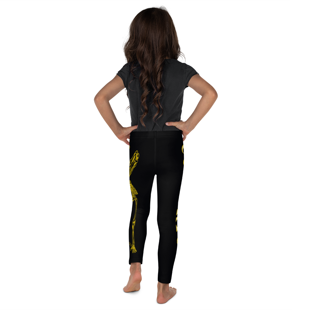 Kids CONTORTURE Leggings: Solid Gold