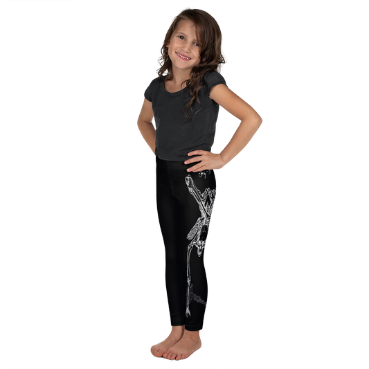 Kids CONTORTURE Leggings: Boney White