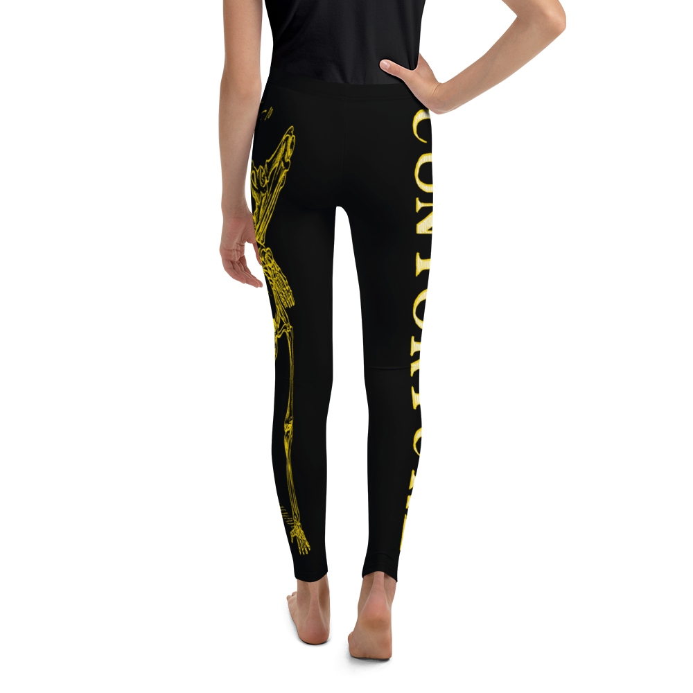 Youth CONTORTURE Leggings: Solid Gold