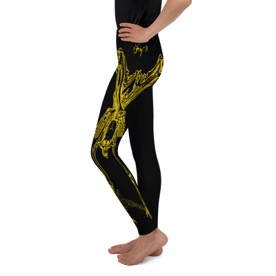 Youth CONTORTURE Leggings: Solid Gold
