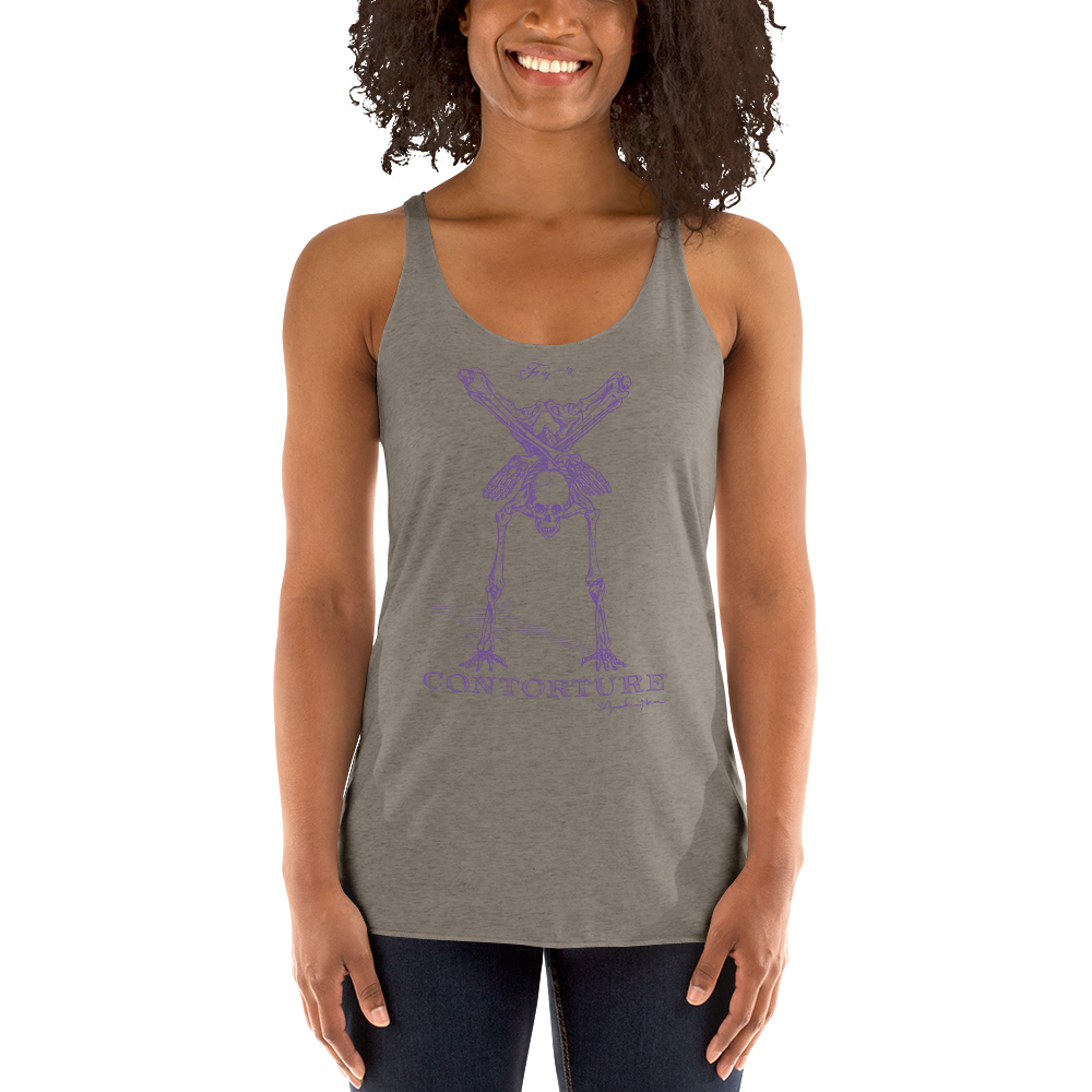 Women's Racerback Tank: BlackSabbathPurple