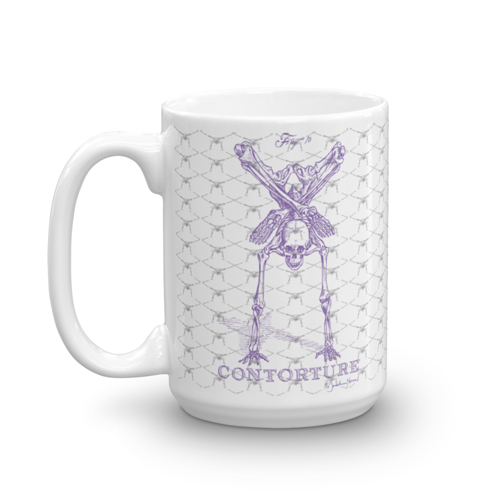 Contorture Mug: Black Sabbath Purple Contortion Skeleton