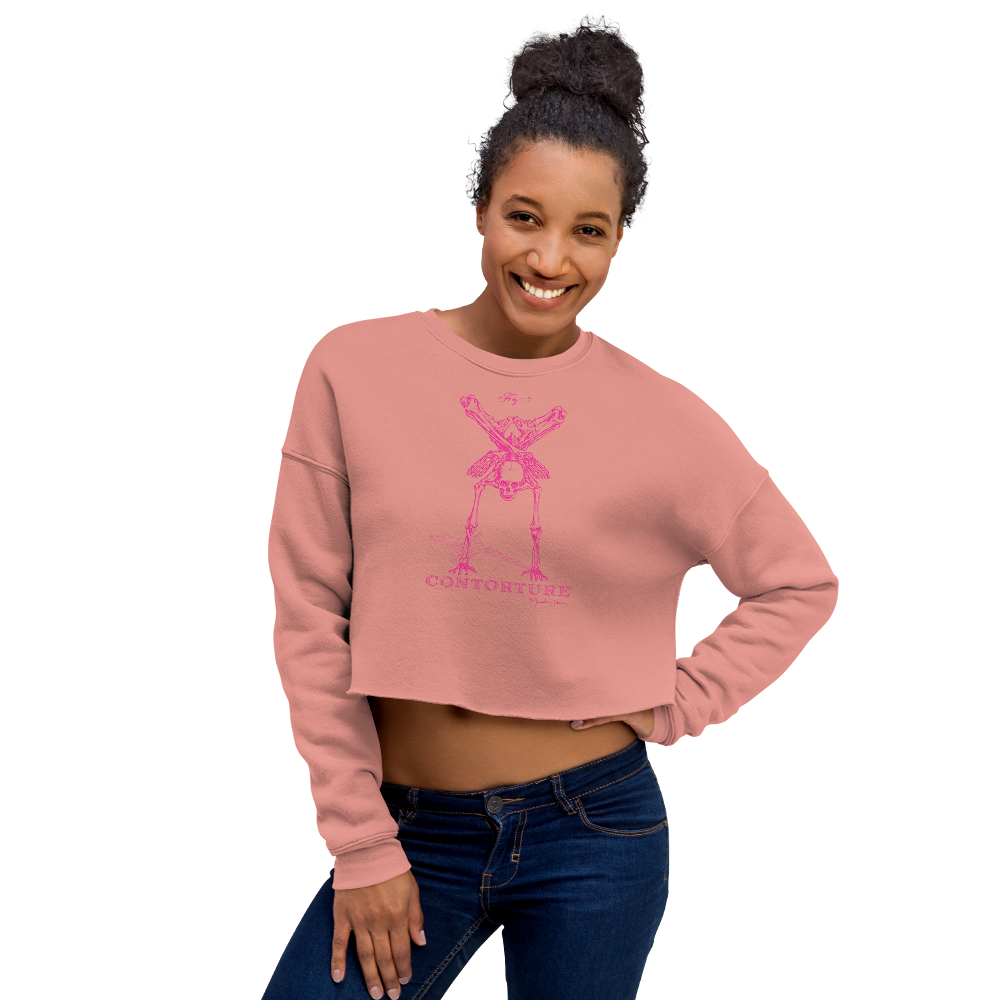 Crop Sweatshirt: Pinky