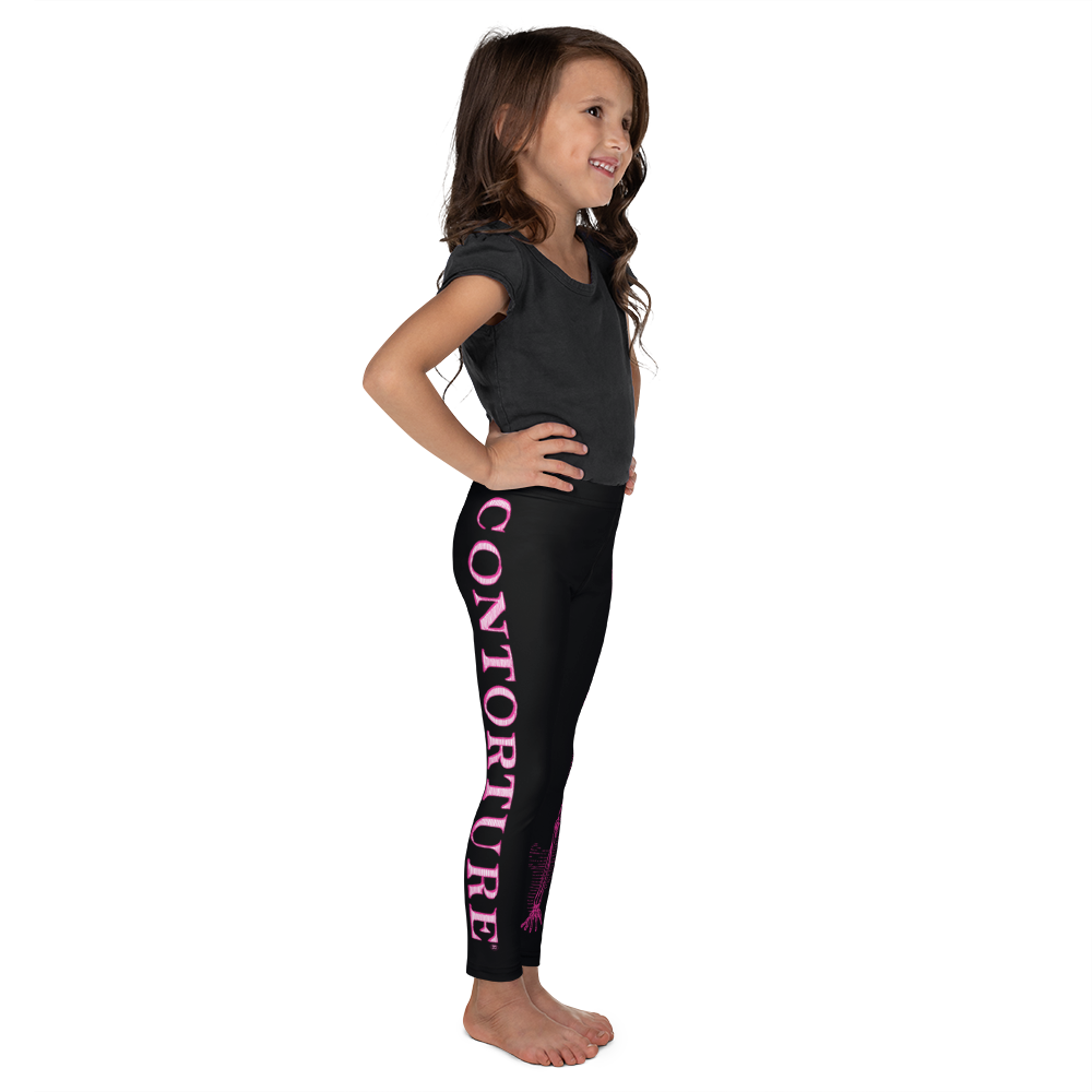Kids CONTORTURE Leggings: Hot Pink
