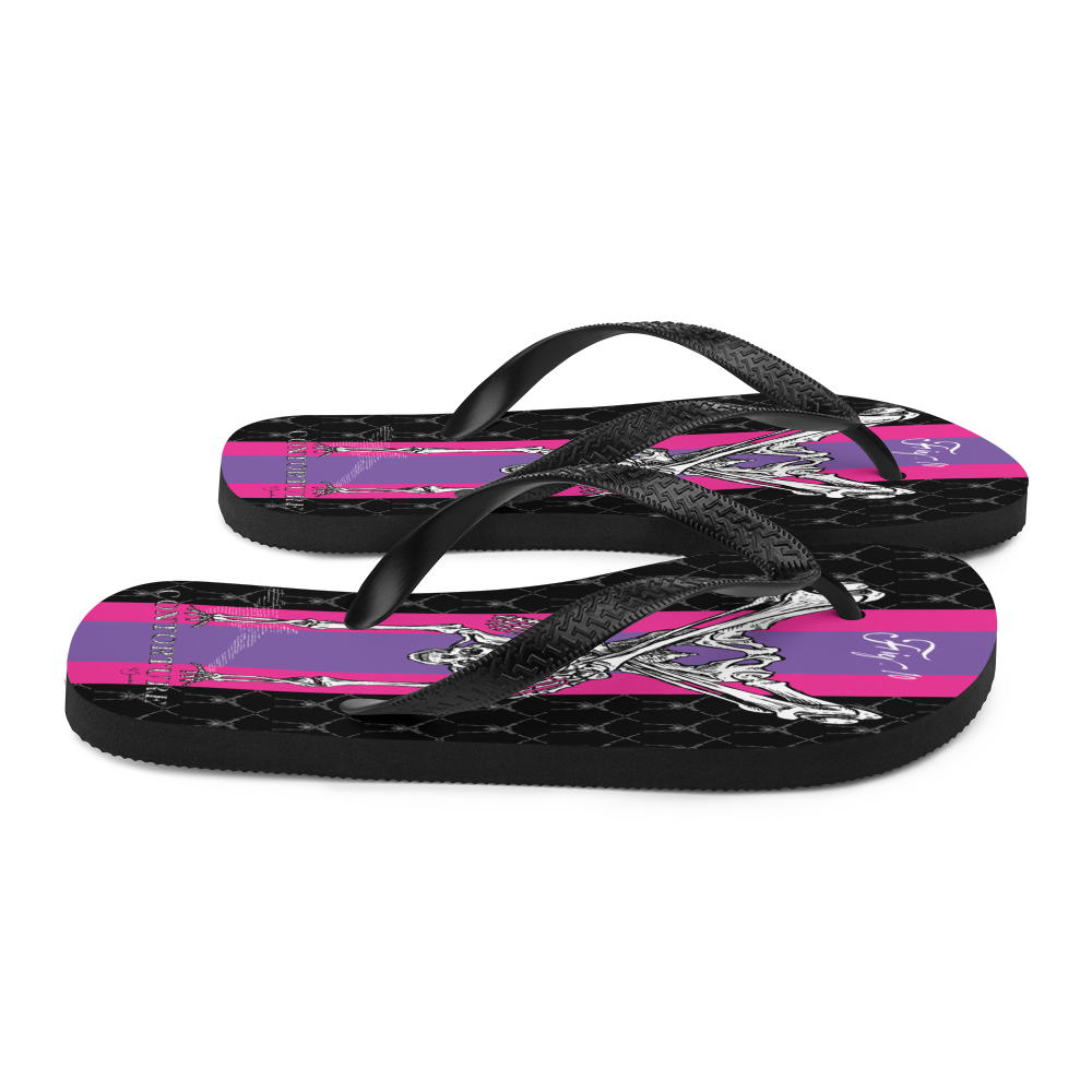 Contortion Flip-Flops: Contorture Super Stripe!