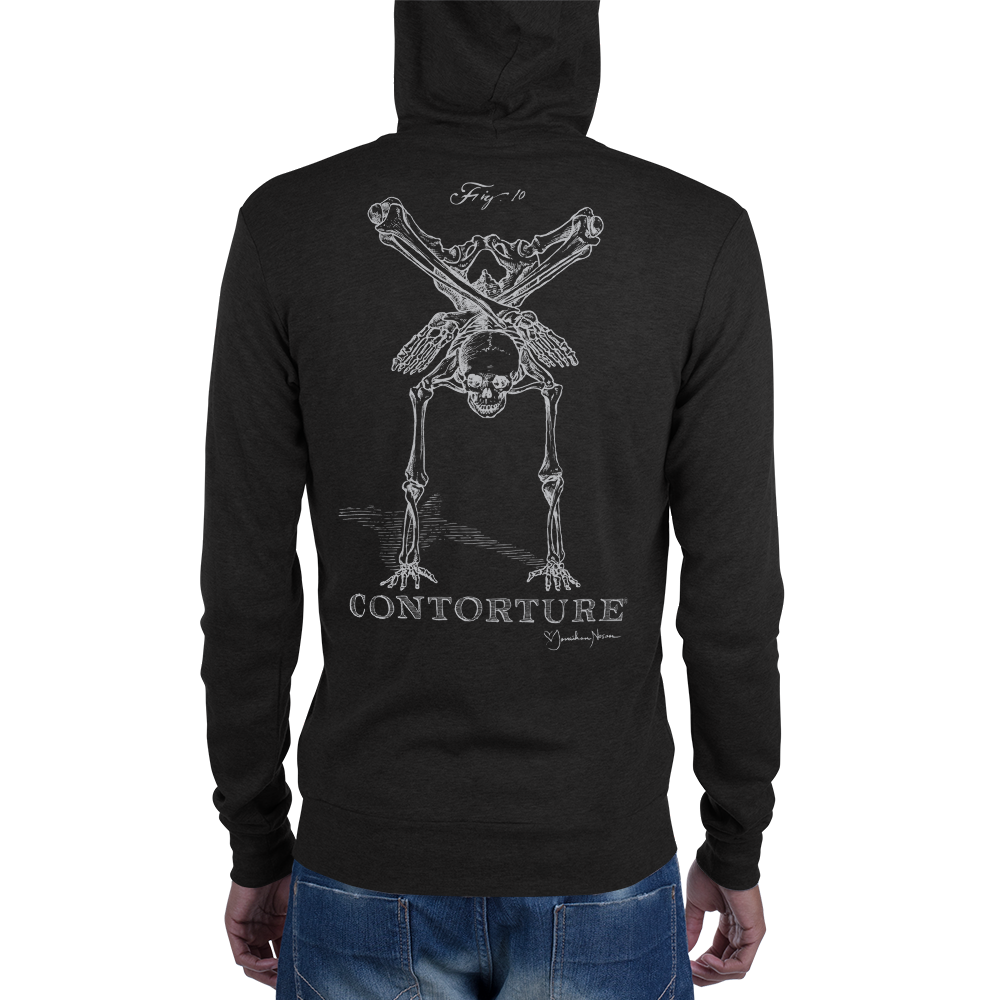 GenderNonSpecific ZIPadeedooda Hoodie: Boney