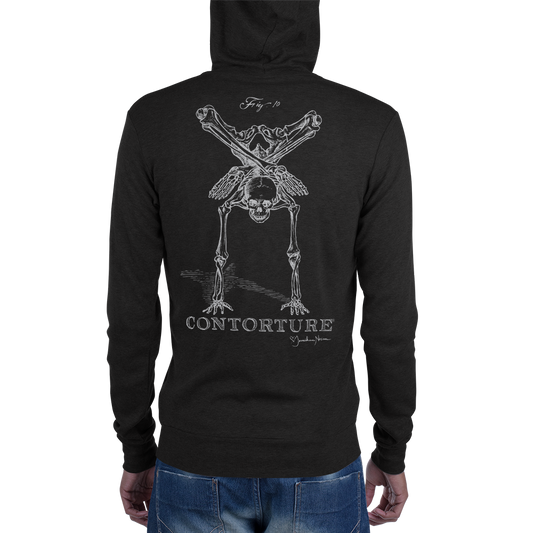 GenderNonSpecific ZIPadeedooda Hoodie: Boney