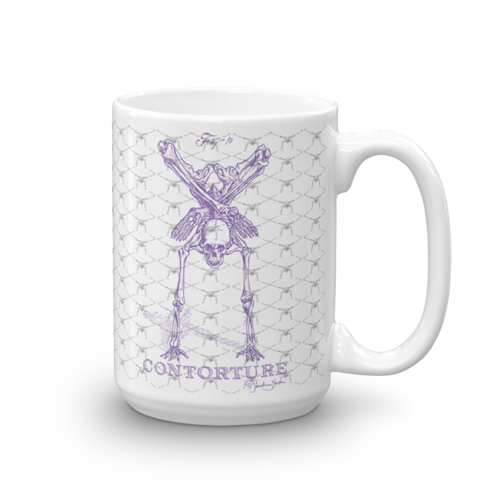 Contorture Mug: Black Sabbath Purple Contortion Skeleton