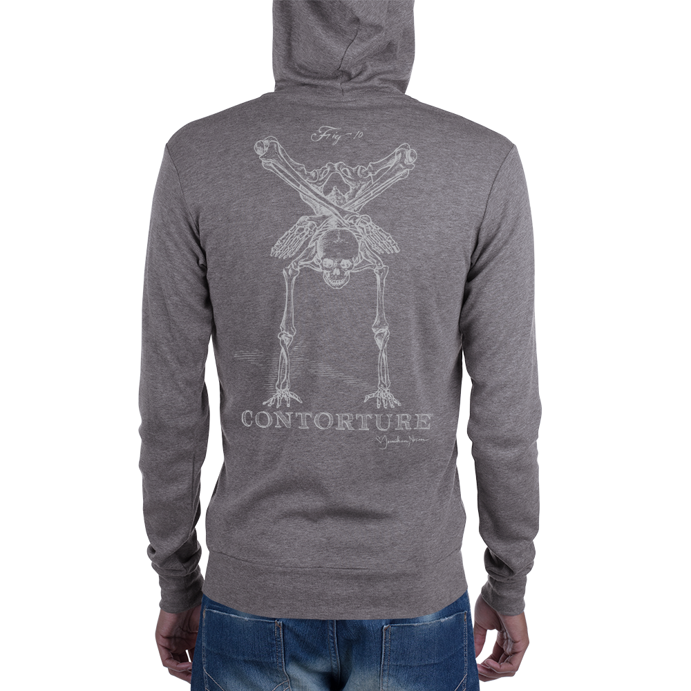 GenderNonSpecific ZIPadeedooda Hoodie: Boney