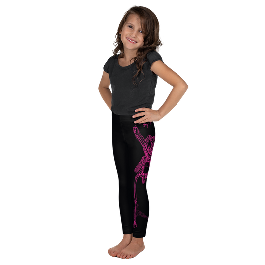 Kids CONTORTURE Leggings: Hot Pink