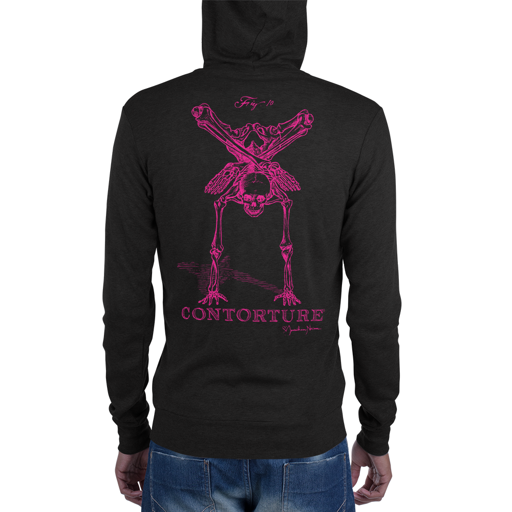 GenderNonSpecific ZIPadeedooda Hoodie: Pinky