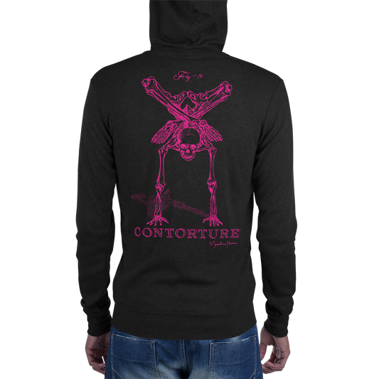 GenderNonSpecific ZIPadeedooda Hoodie: Pinky