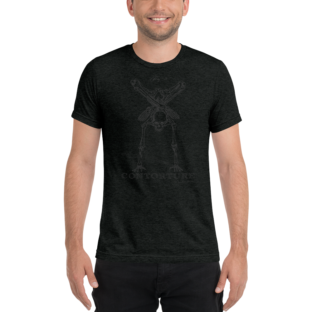 CONTORTURE Short sleeve CONTORTION t-shirt: CLASSIC BLACK