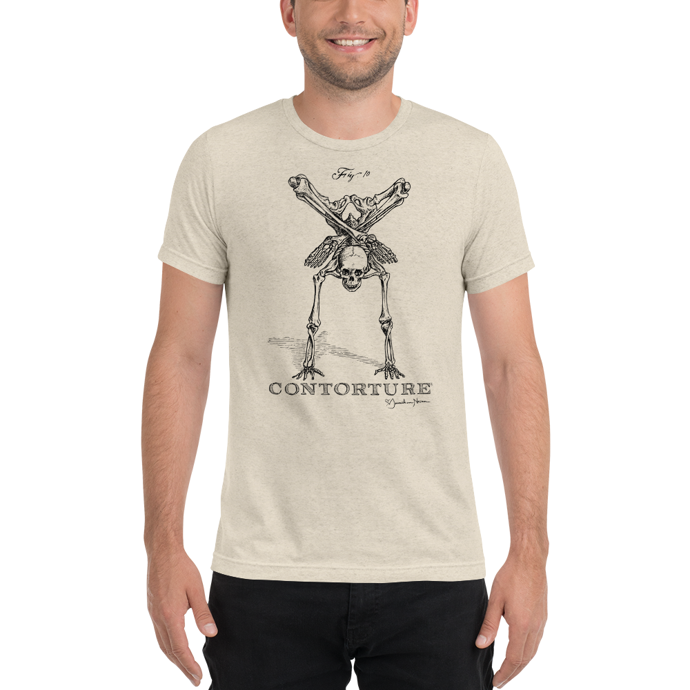 CONTORTURE Short sleeve CONTORTION t-shirt: CLASSIC BLACK