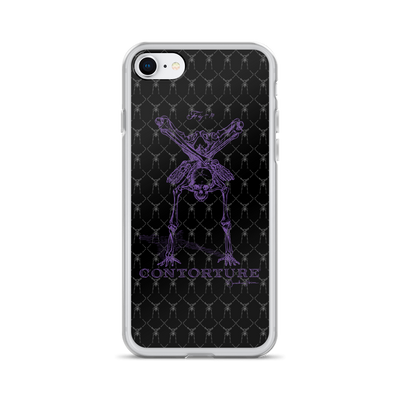 Contorture iPhone Case: Black Sabbath Purple Contortion Skeleton