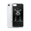 Contorture iPhone Case: Boney White Contortion Skeleton