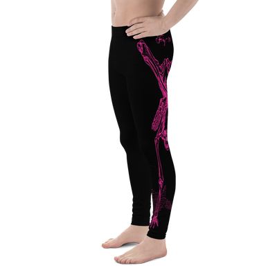 Men's Contorture Leggings Tights: Pinky