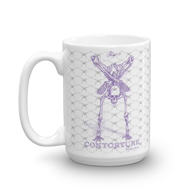 Contorture Mug: Black Sabbath Purple Contortion Skeleton