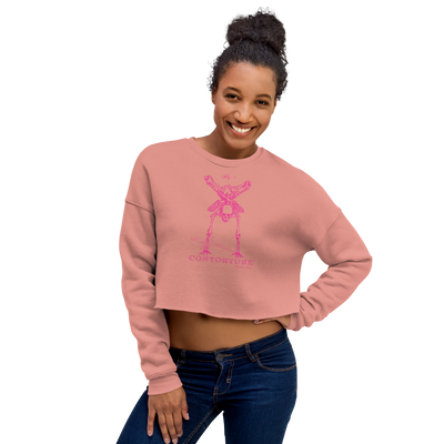 Crop Sweatshirt: Pinky