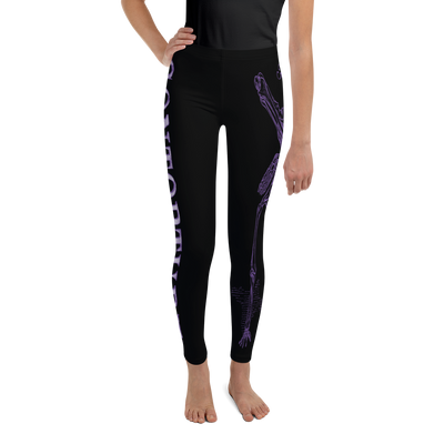 Youth CONTORTURE Leggings: Purple Passion