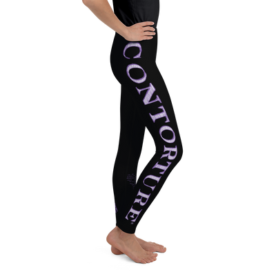 Youth CONTORTURE Leggings: Purple Passion