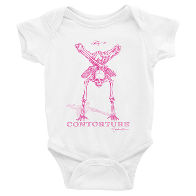 Baby Short Sleeve Bodysuit: PINKY